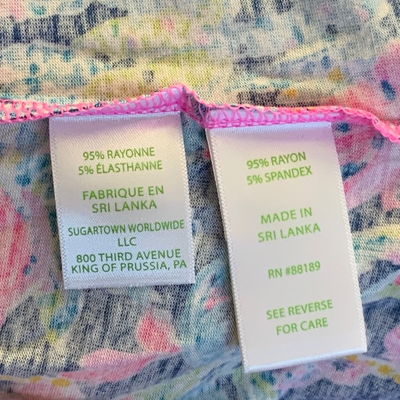 Lilly Pulitzer PJ Knit LS Button Up Top Oyster Bay Navy Seen and Herd Knit NWT - Picture 6 of 15